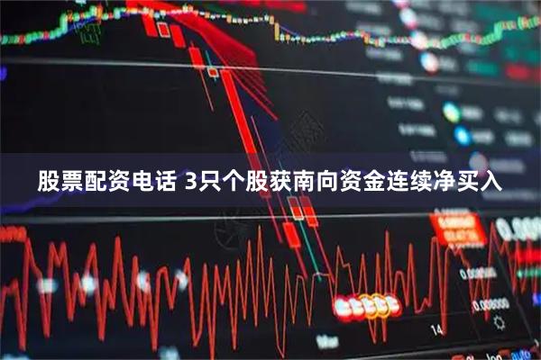 股票配资电话 3只个股获南向资金连续净买入
